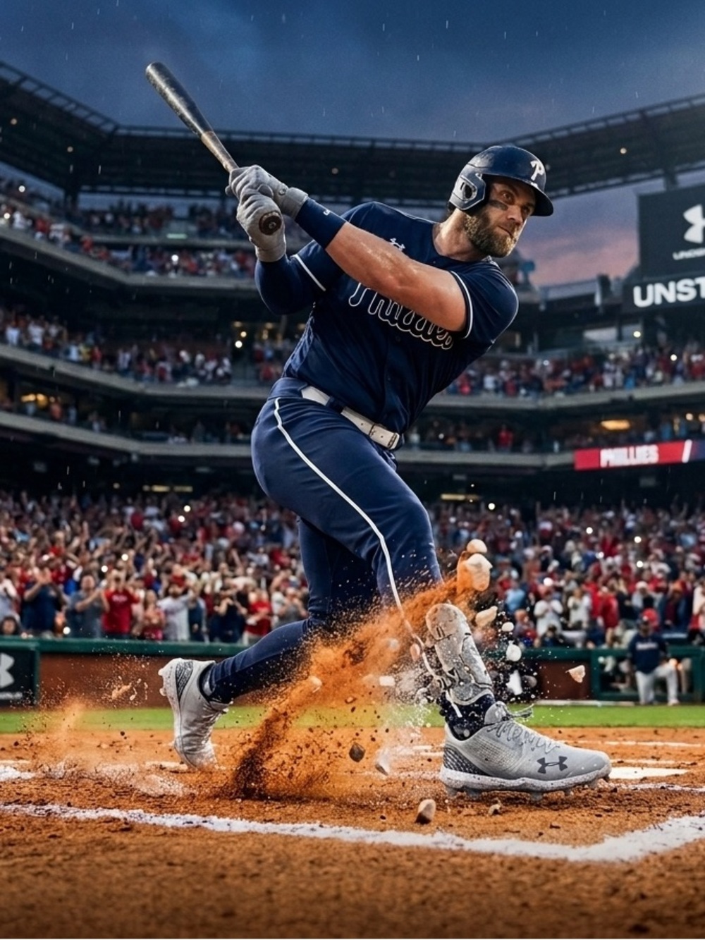 Under Armour Harper 7 Low Elite TPU Baseball Cleats Gray White Mens Size 12 - Picture 8 of 8